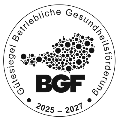 BGF Gütesiegel 2025-2027 - in schwarz